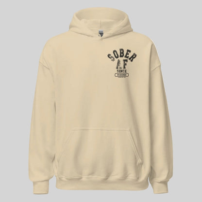 Sober AF Recovery Hoodie side view (view 36)