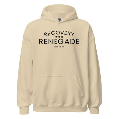 Thankful Recovery Renegade Recovery Hoodie flat lay styled image (view 23)