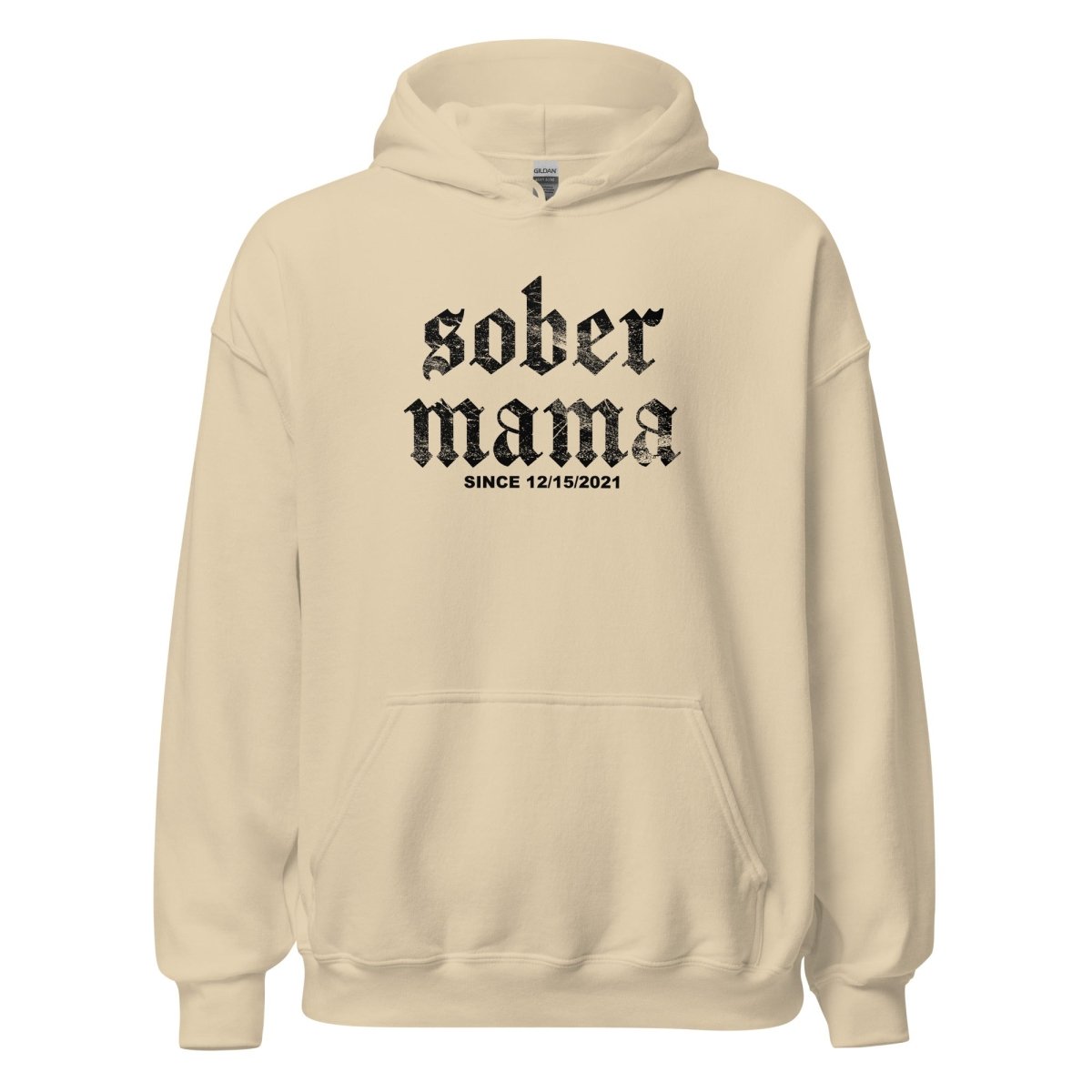 Sober Mama Recovery Hoodie side view (view 26)