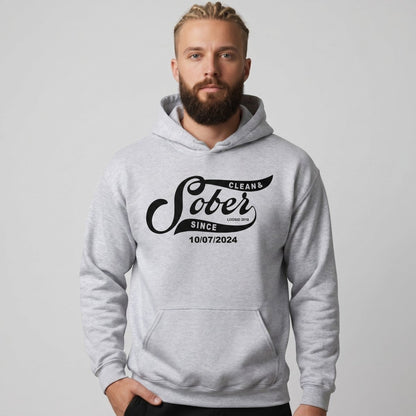 Sober Since Recovery Hoodie side view (view 16)