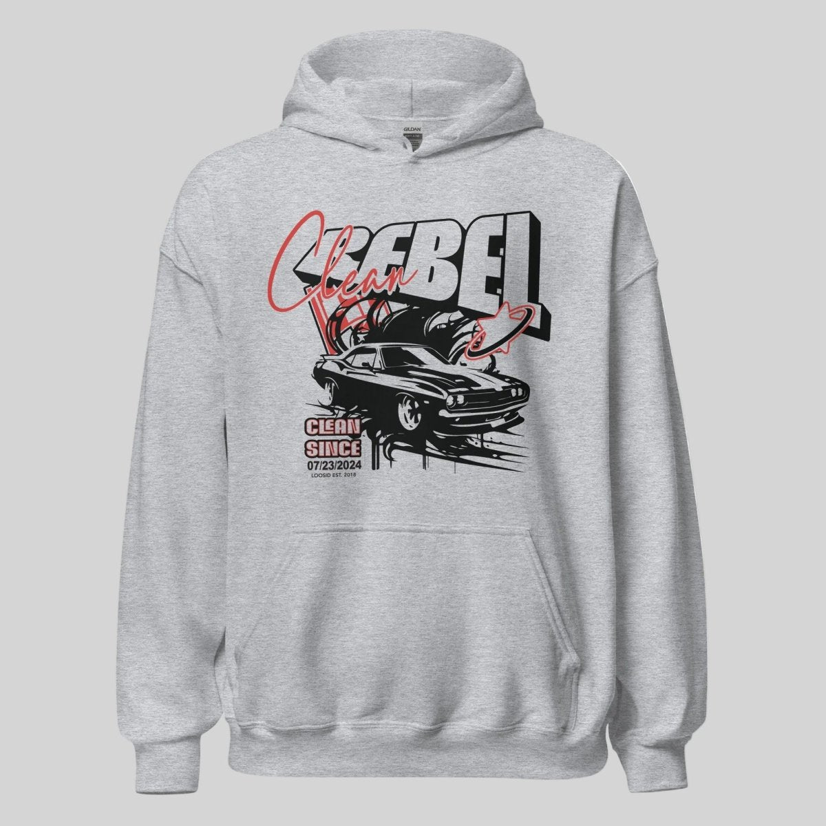 Clean Rebel Custom Recovery Date Recovery Hoodie packaging detail (view 8)
