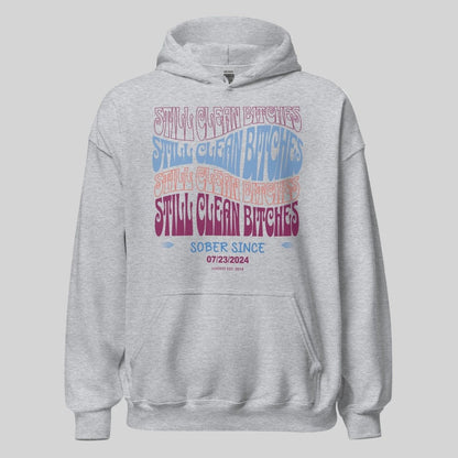 Still Clean B Custom Recovery Date Recovery Hoodie graphic detail (view 14)