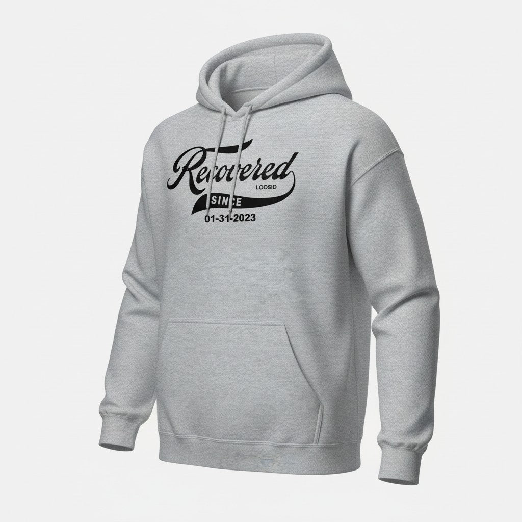 Recovered Since Recovery Hoodie fit detail (view 19)