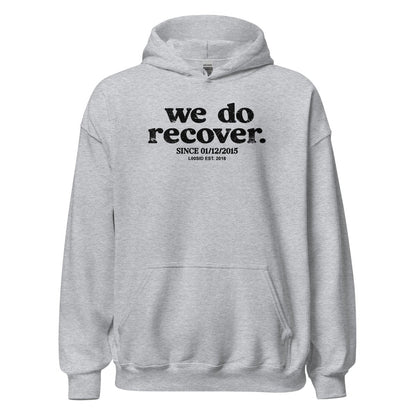 We Do Recover Women's Sober Recovery Hoodie packaging detail (view 8)