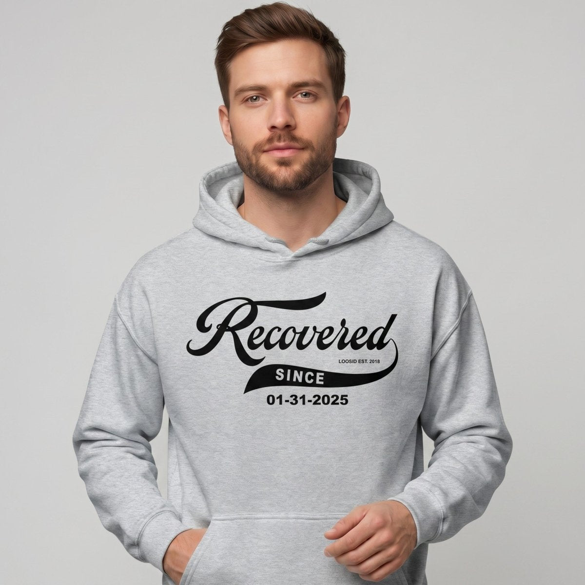 Recovered Since Recovery Hoodie featuring the design (view 21)