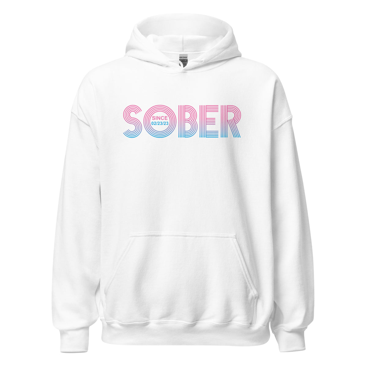 Retro Recovery Hoodie symbolizing strength and resilience