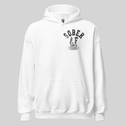 Sober AF Recovery Hoodie graphic detail (view 14)