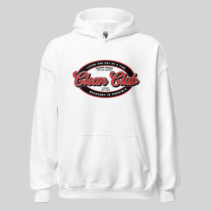 Clean Club Badge Recovery Hoodie graphic detail (view 14)