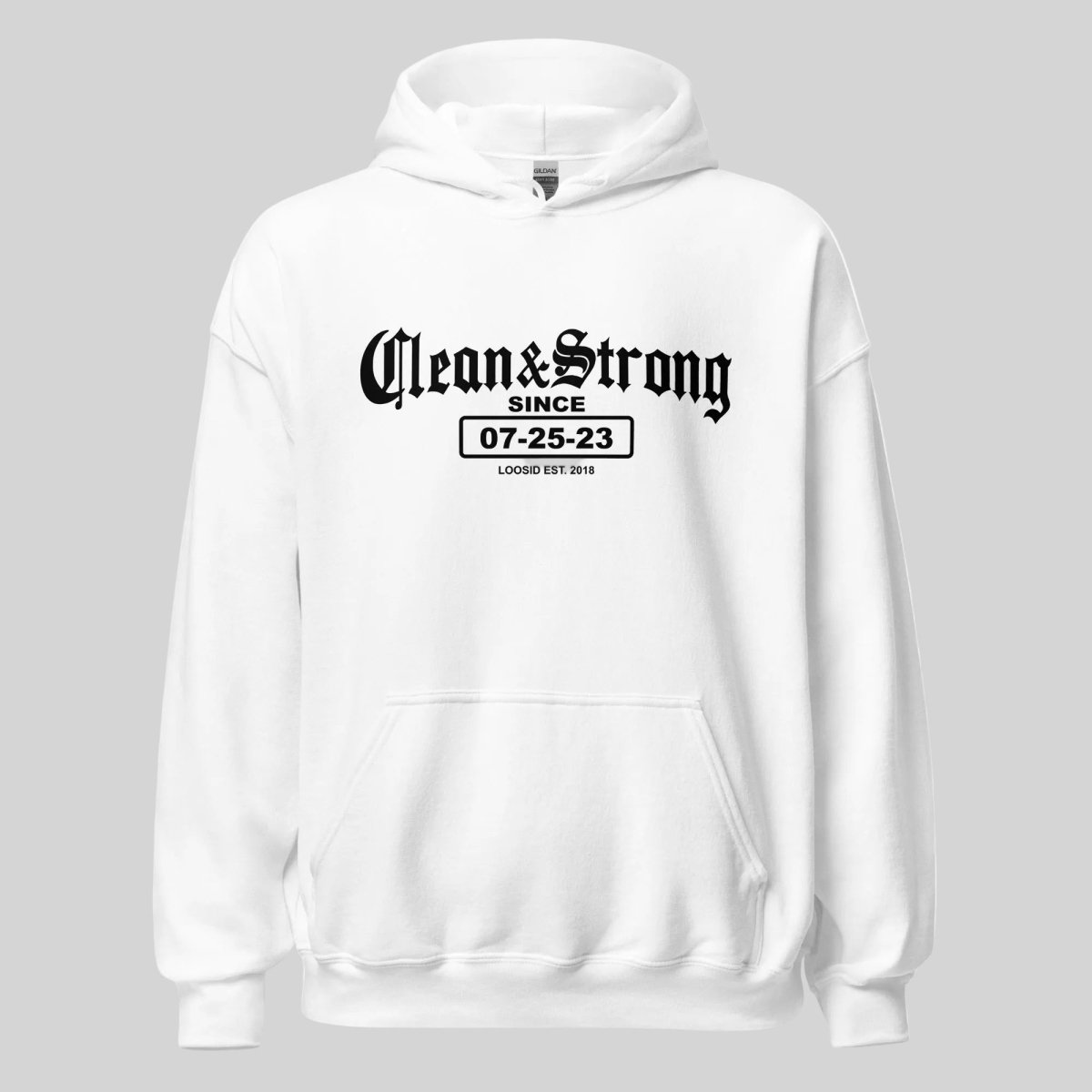 Old School Clean & Strong Recovery Hoodie fit detail (view 29)