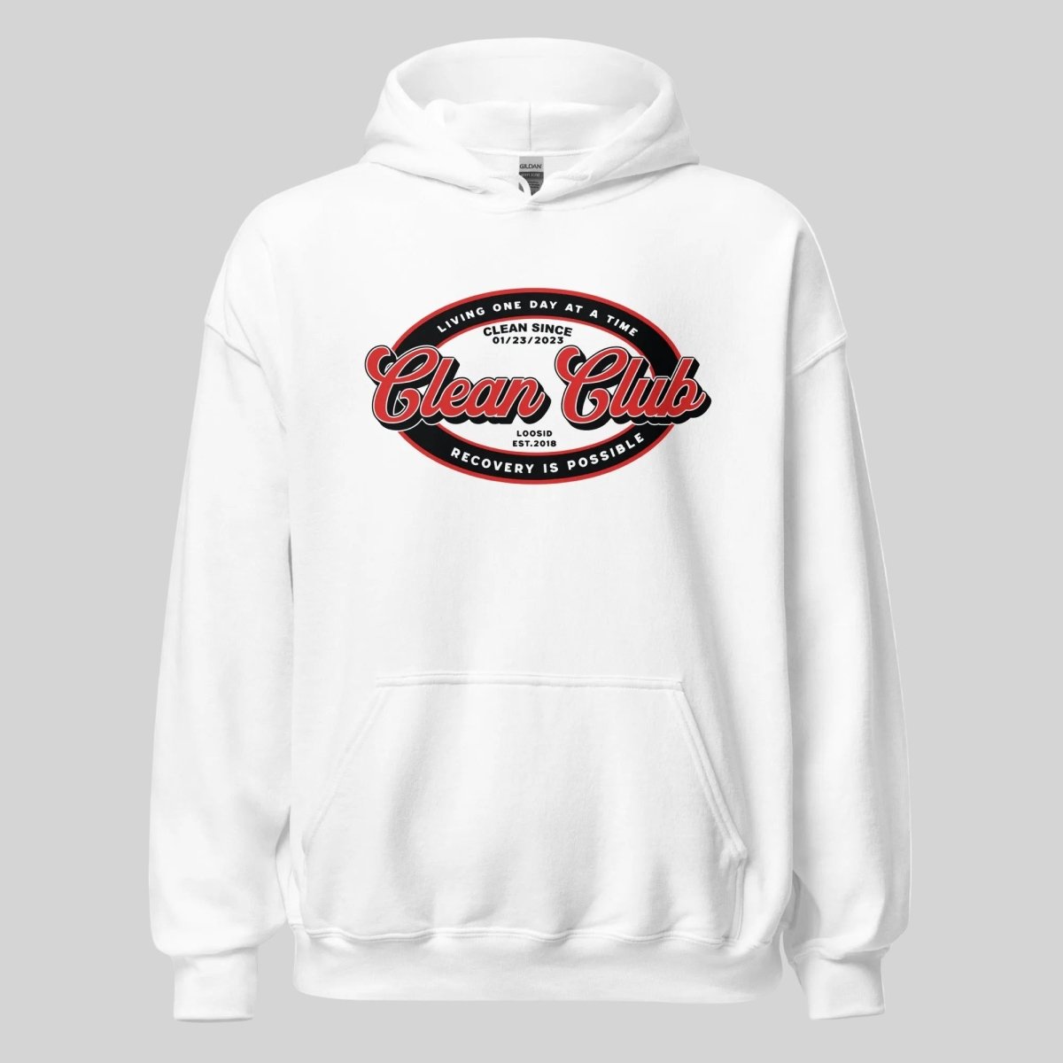 Clean Club Badge Recovery Hoodie fit detail (view 19)