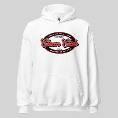 Clean Club Badge Recovery Hoodie fit detail (view 19)