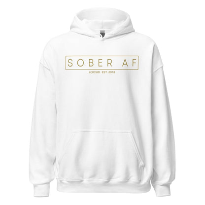 Sober AF Recovery Hoodie packaging detail (view 18)