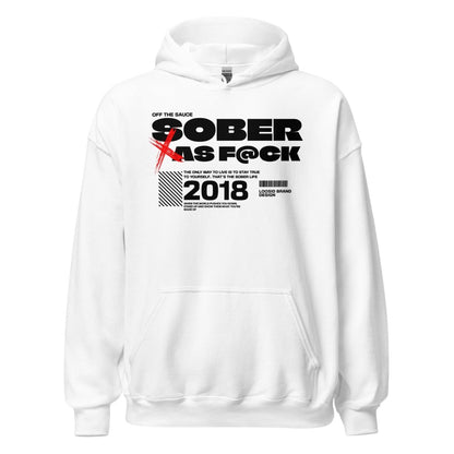 Sober As F*ck Recovery Hoodie graphic detail (view 14)