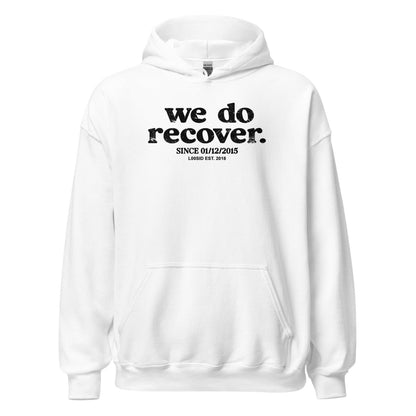 We Do Recover Men's Sober Recovery Hoodie graphic detail (view 14)