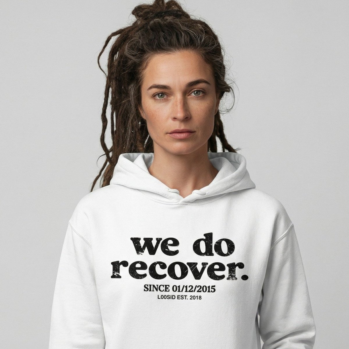 We Do Recover Since Recovery Hoodie lifestyle view (view 15)