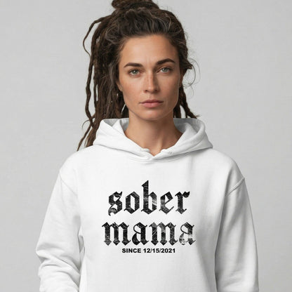 Sober Mama Recovery Hoodie lifestyle view (view 15)