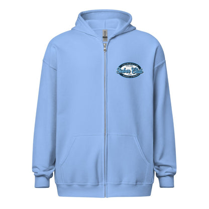 Sober Club Badge Unisex Zip Recovery Hoodie packaging detail (view 18)