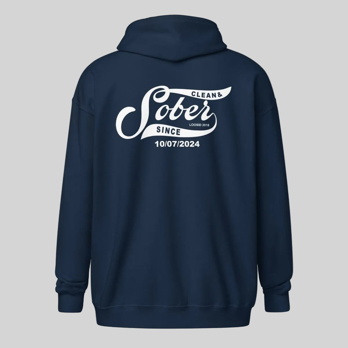 Sober Since Recovery Hoodie featuring the design (view 21)