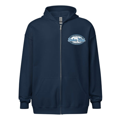 Sober Club Badge Unisex Zip Recovery Hoodie packaging detail (view 8)