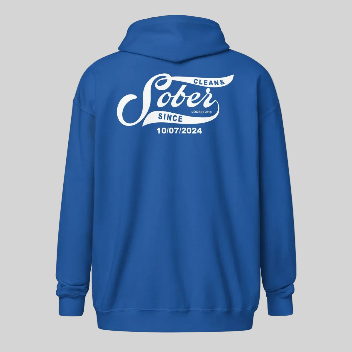 Sober Since Recovery Hoodie lifestyle view (view 5)