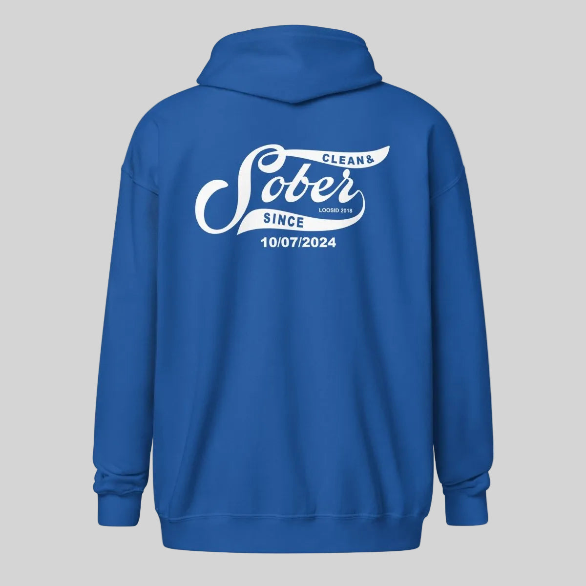Sober Since Recovery Hoodie featuring the design (view 11)