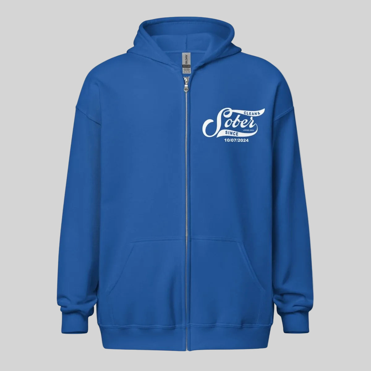 Sober Since Recovery Hoodie packaging detail (view 8)