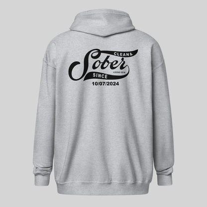 Sober Since Recovery Hoodie featuring the design (view 21)