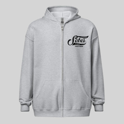 Sober Since Recovery Hoodie lifestyle view (view 15)