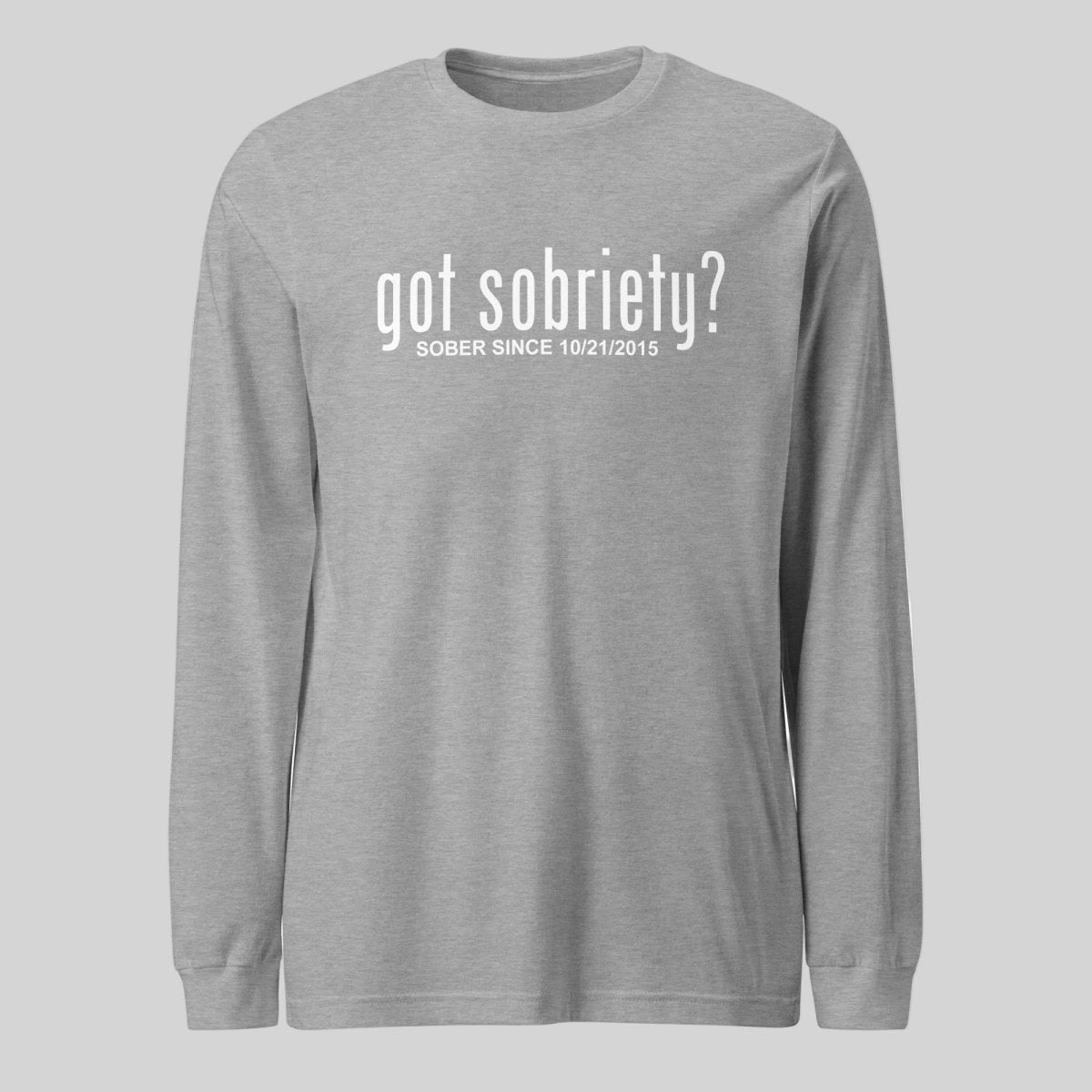 Long Sleeve Sober Sober T Shirt close-up view (view 22)