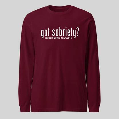 Long Sleeve Sober Sober T Shirt graphic detail (view 14)