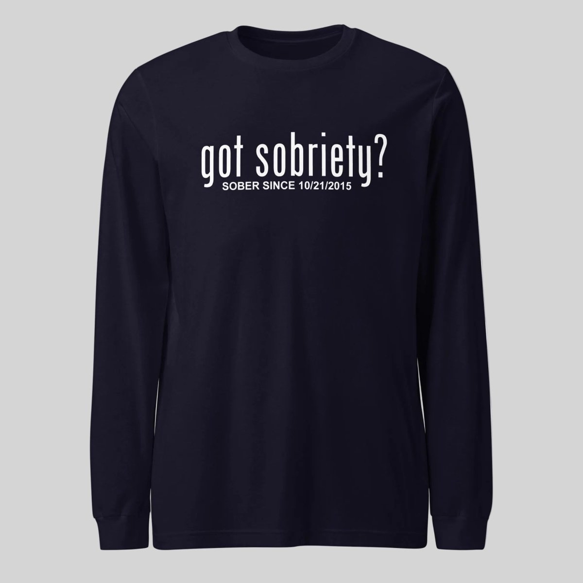 Long Sleeve Sober Sober T Shirt side view (view 6)