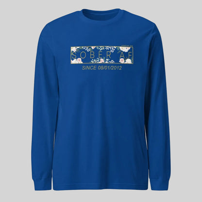 Sober AF Flower Long Sleeve Sober T Shirt fit detail (view 19)