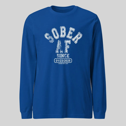 Sober AF Long Sleeve Sober T Shirt packaging detail (view 18)