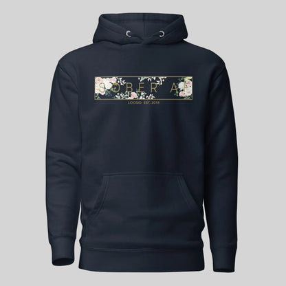 Sober AF Flower Recovery Hoodie side view (view 6)