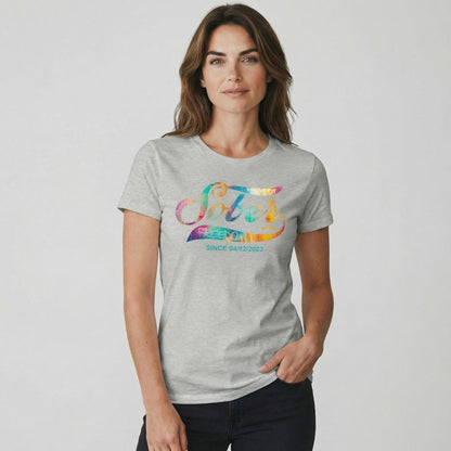 Recovery Sober Since Sober Sober T Shirt fit detail (view 19)