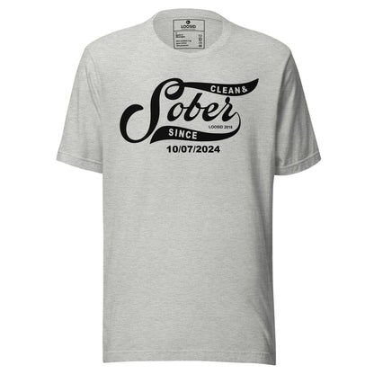 Sober Since Sober T Shirt lifestyle view (view 5)