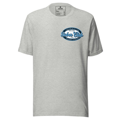 Sober Club Sober T Shirt flat lay styled image (view 13)