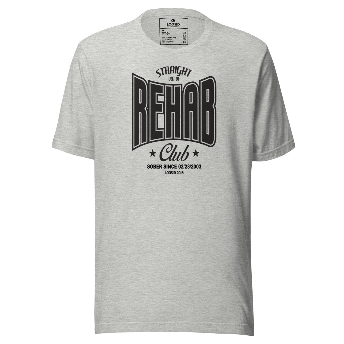 Rehab Sober T Shirt side view (view 26)