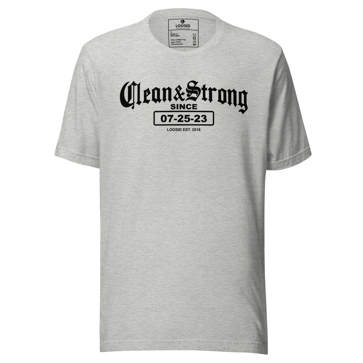 Recovery Date Men's Sobriety Sober T Shirt featuring the design (view 11)