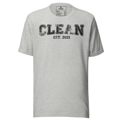 Clean EST. Sober T Shirt packaging detail (view 8)