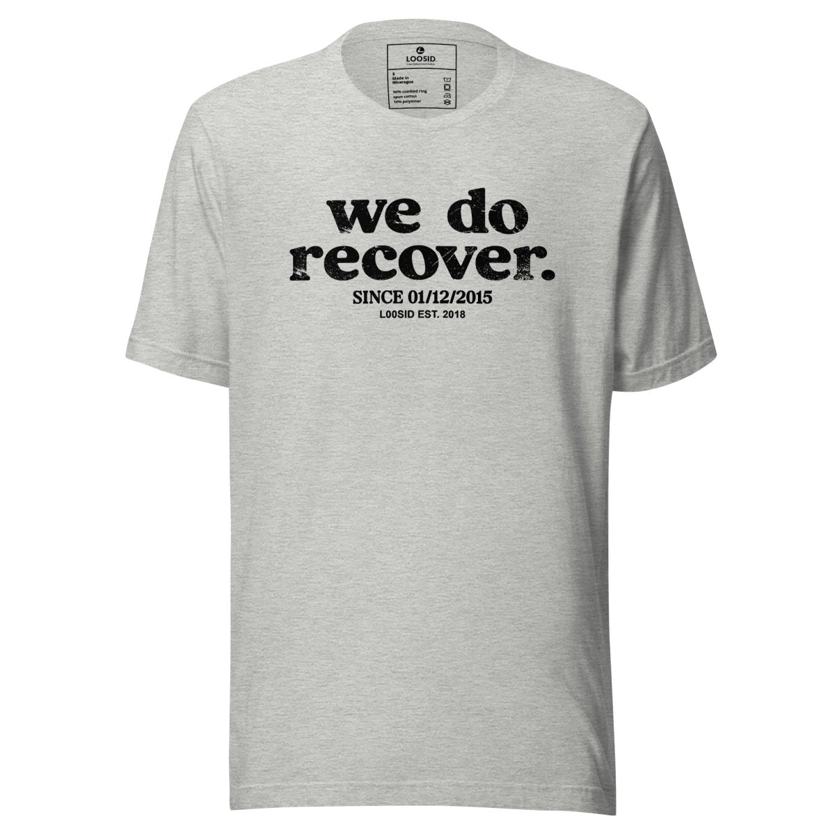 We Do Recover Women's Sober Sober T Shirt packaging detail (view 8)