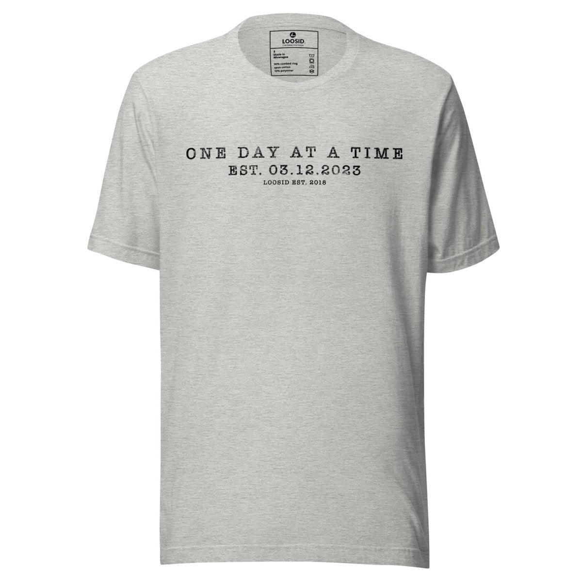 One Day At a Time Sober T Shirt product photo (view 20)