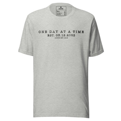 One Day At a Time Sober T Shirt product photo (view 20)