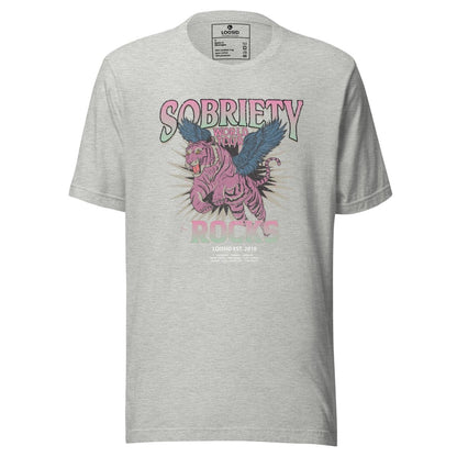 Sobriety Rocks Tour Sober T Shirt graphic detail (view 14)
