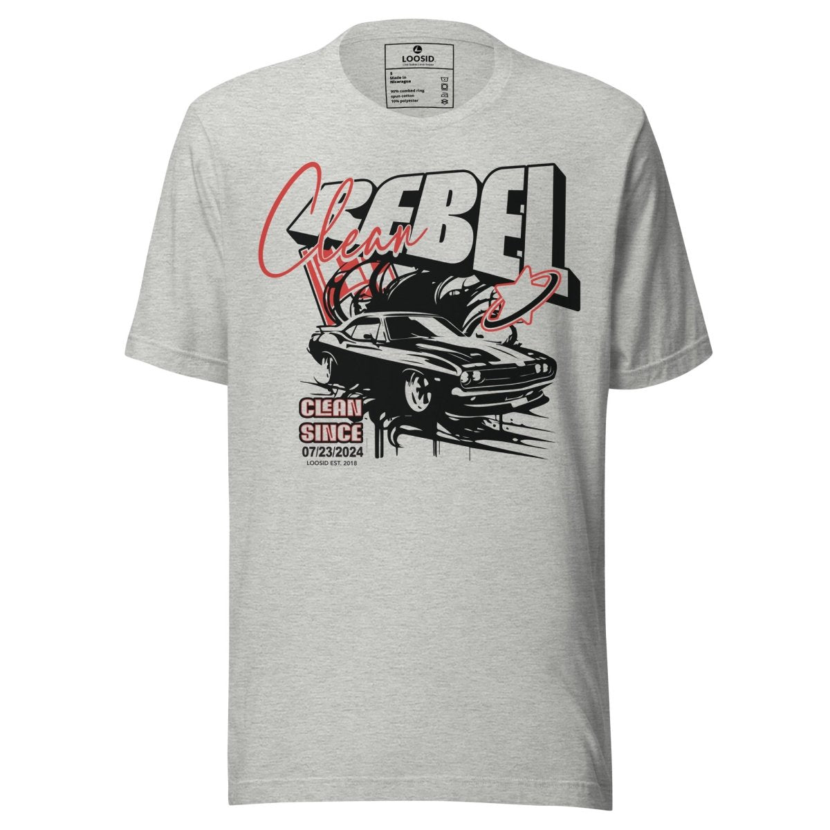 Clean Rebel Sober T Shirt graphic detail (view 14)