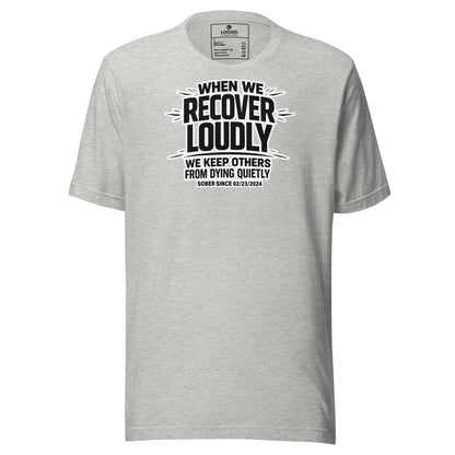 We Do Recover Sober T Shirt featuring the design (view 11)