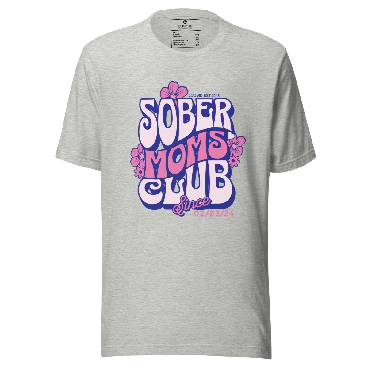 Sober Moms Sober T Shirt featuring the design (view 11)