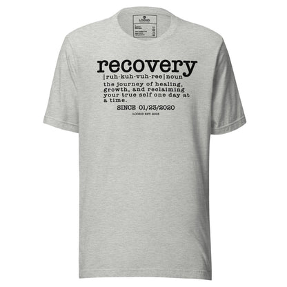 Recovery definition women Sober T Shirt packaging detail (view 8)