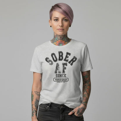 Sober AF Sober T Shirt lifestyle view (view 15)