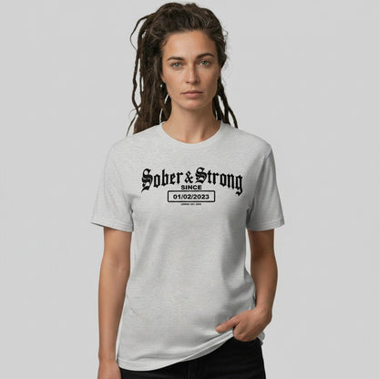 Sober & Strong Sober T Shirt packaging detail (view 18)